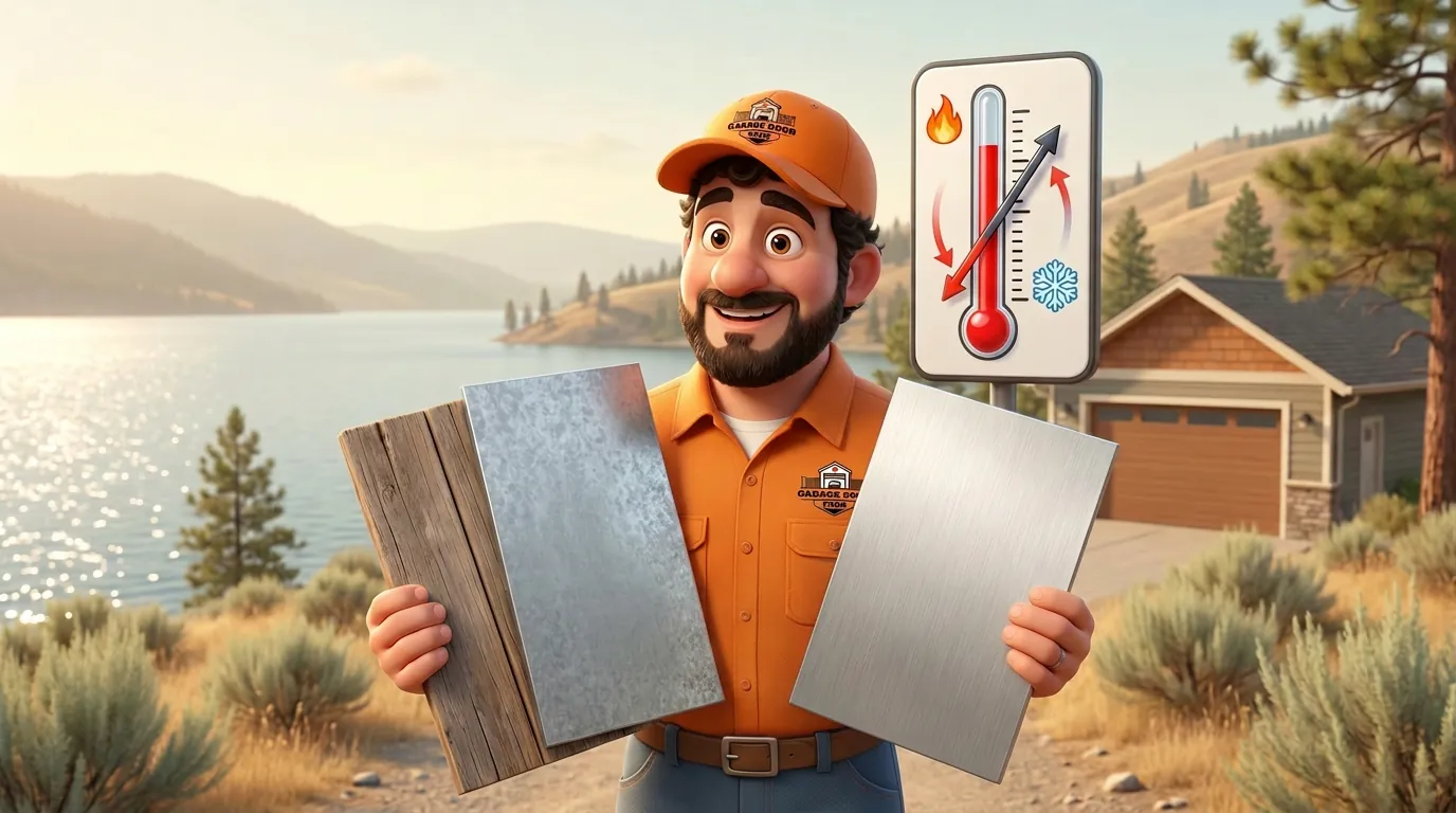 Best Garage Door Material for the Thompson-Shuswap's Temperature Swings