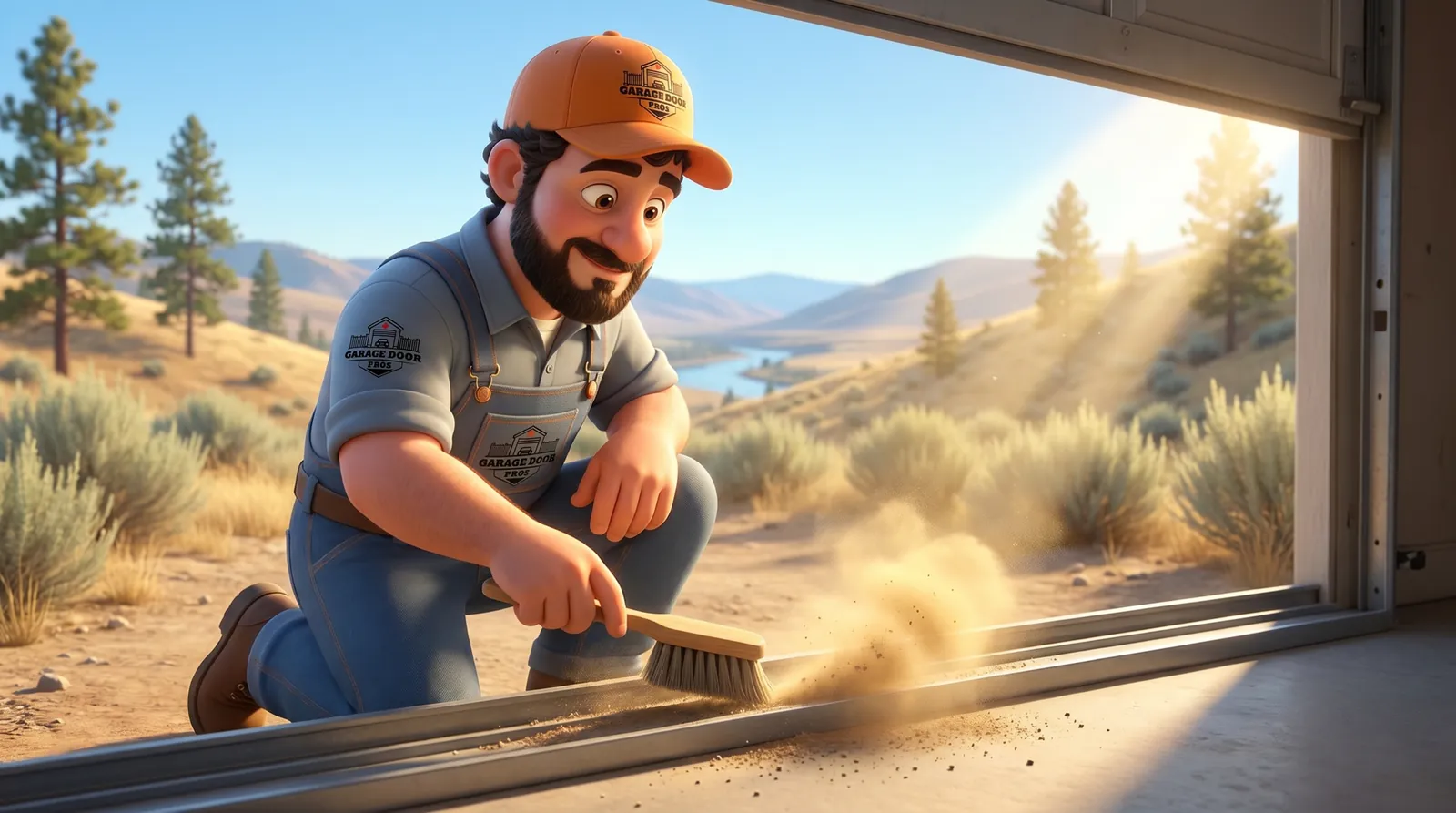 Clearing Dust and Grit From Your Garage Door Tracks: A Kamloops Dry-Climate Guide