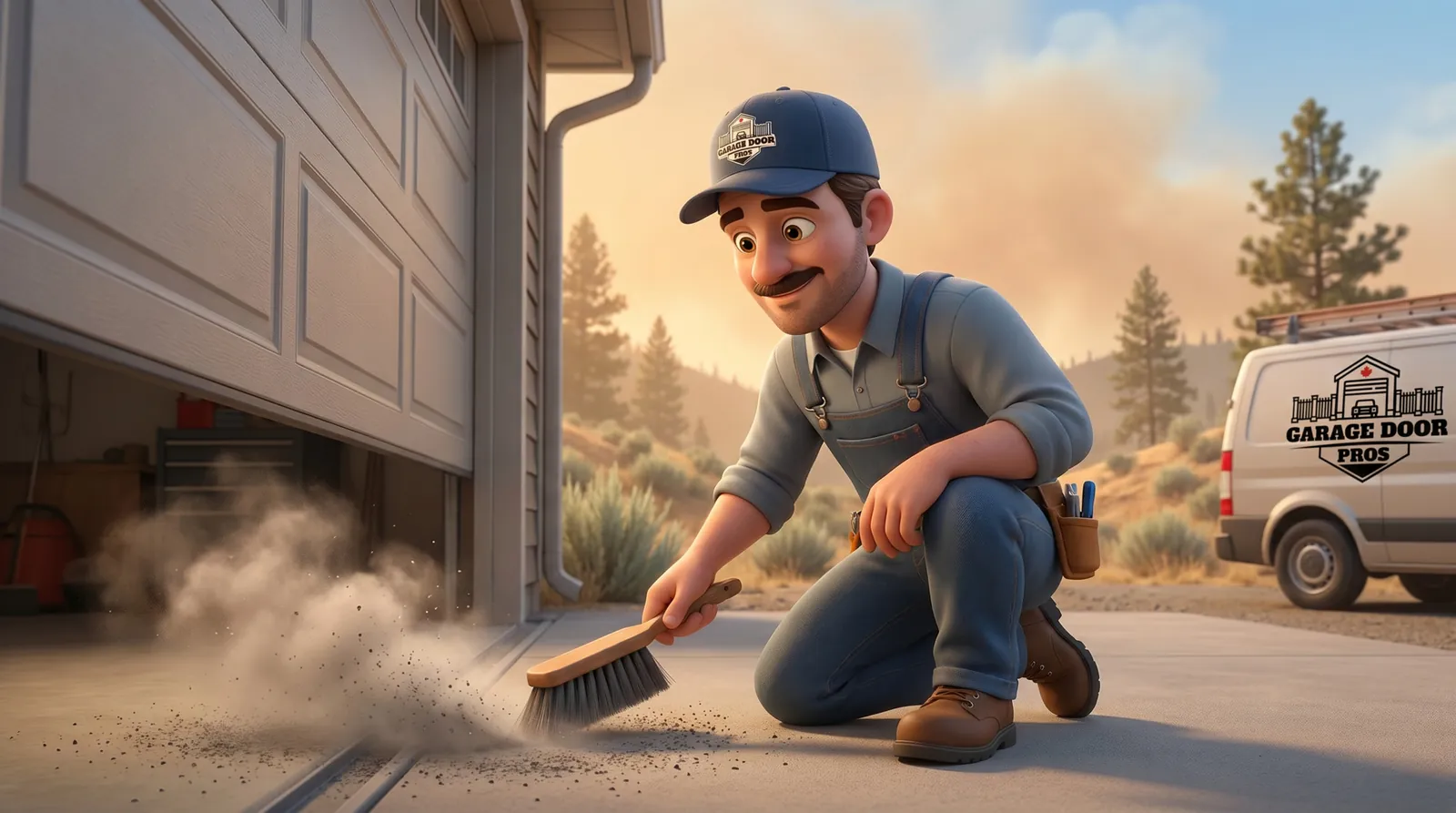 After the Smoke Settles: Clearing Wildfire Ash From Your Kamloops Garage Door